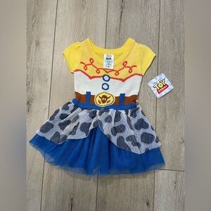 NWT Disney Pixar Toy Story Jessie Cowgirl Cosplay Sweater Tulle Dress 12M